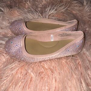 Cat & Jack, girls dress shoes with rhinestones , size 1
